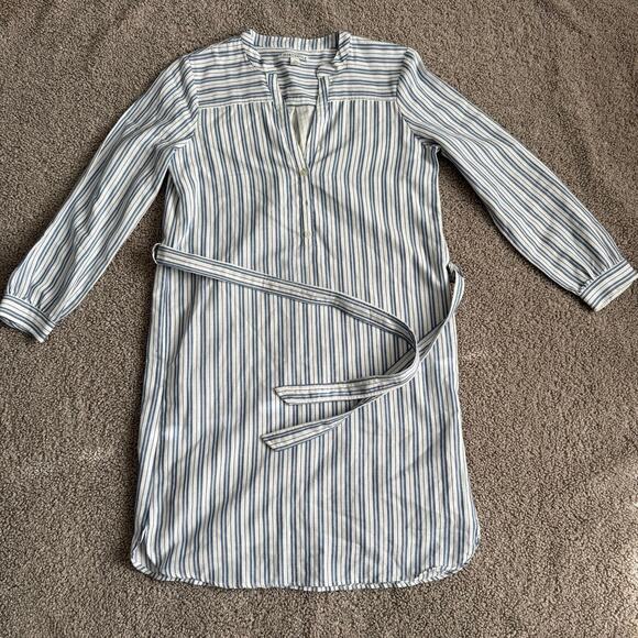 J. Crew Mercantile Blue and White Striped Dress - Size XS - Picture 1 of 11